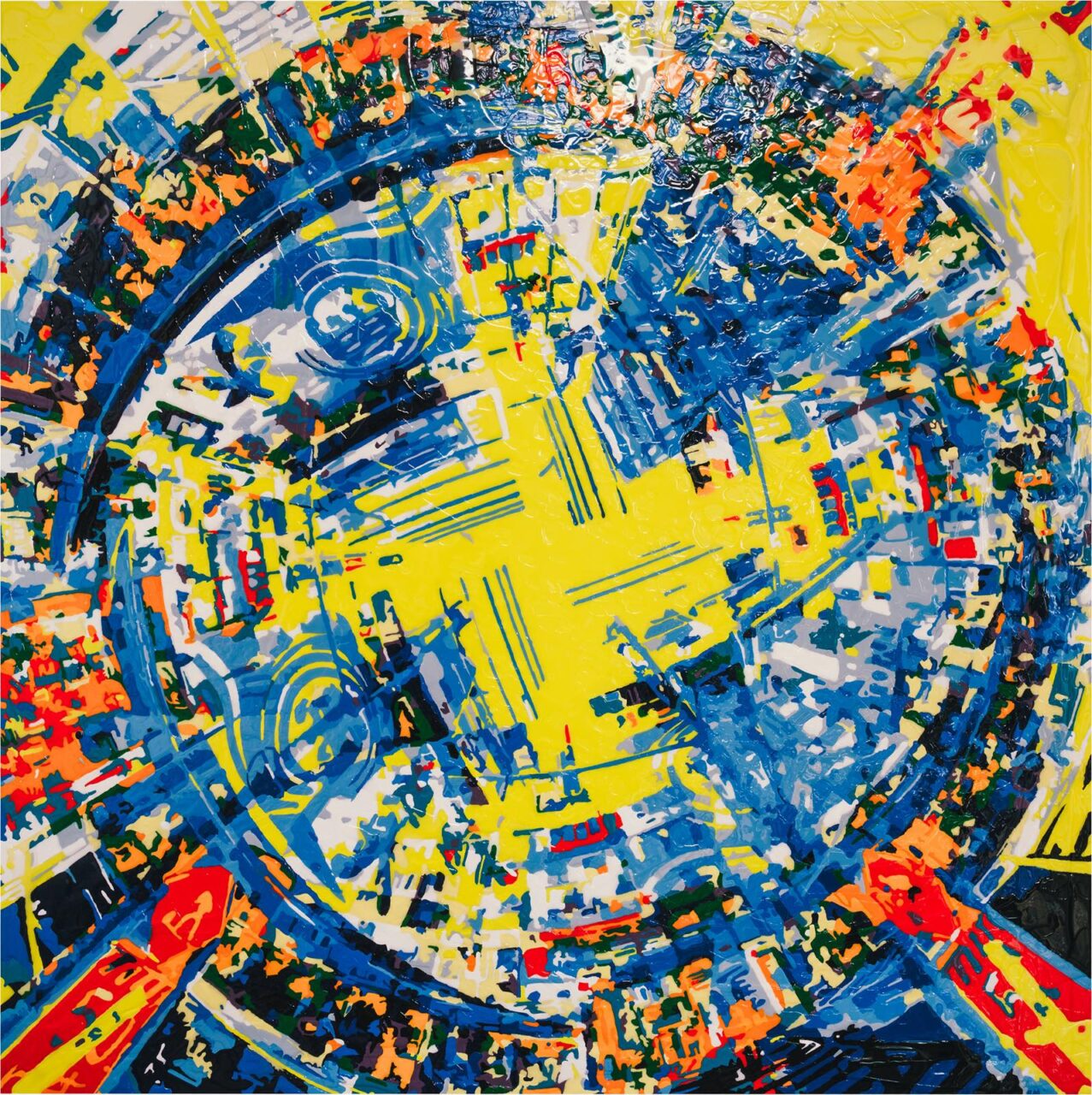 近大美術アート作品 近藤大祐 “Drip color Composite-July 2,2023” | アートワーク | ART