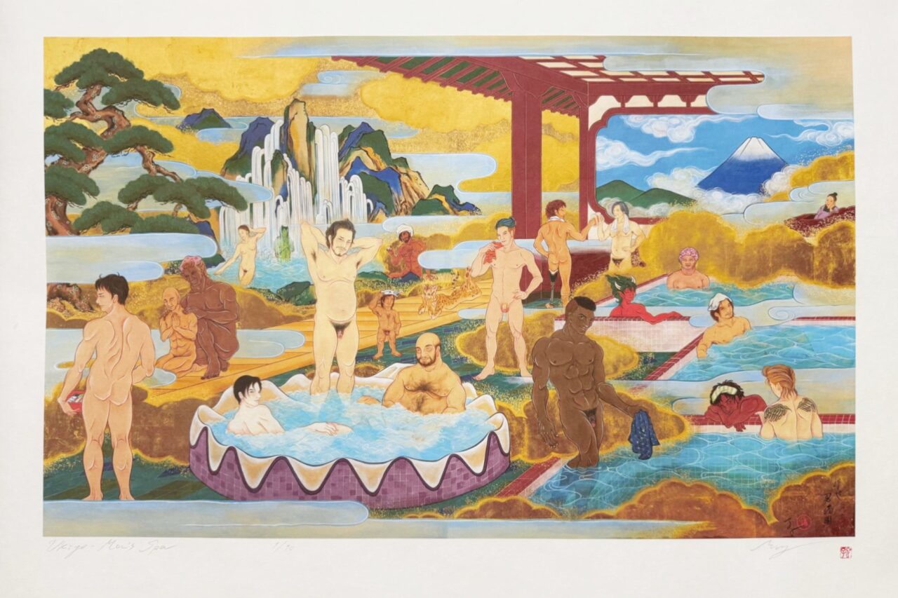 木村了子 “浮世男風呂圖” | アートワーク | ART OSAKA 2025